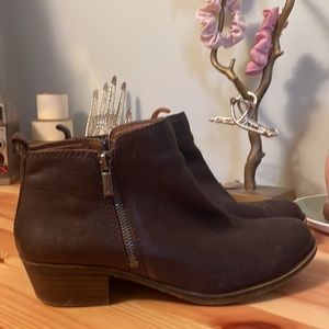 Brown Leather Ankle Boots